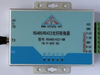 工業級 2路RS485/1路RS422 轉光纖轉換器 單模單纖ST卡口 2級防雷